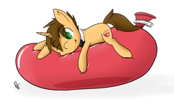 Size: 2125x1261 | Tagged: safe, artist:ponballoon, imported from derpibooru, oc, oc only, oc:bobby seas, pony, unicorn, balloon, balloon fetish, balloon riding, bouncing, commission, cuddling, cute, fetish, hug, snuggling, solo, that pony sure does love balloons