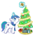 Size: 900x950 | Tagged: safe, artist:mcponyponypony, imported from derpibooru, oc, oc only, oc:alba frostine, pony, blushing, christmas, christmas lights, christmas theme, christmas tree, clothes, levitation, looking up, magic, open mouth, ornament, present, scarf, simple background, smiling, solo, telekinesis, tree, white background