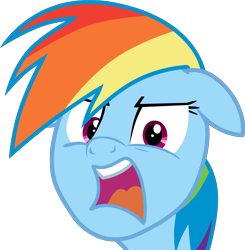 Size: 3683x3759 | Tagged: safe, artist:tomfraggle, imported from derpibooru, rainbow dash, pony, the saddle row review, female, floppy ears, no spoilers, simple background, solo, transparent background, vector