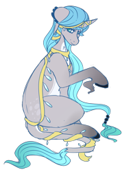 Size: 1400x1800 | Tagged: safe, artist:cinnamonsparx, imported from derpibooru, oc, oc only, classical unicorn, pony, unicorn, female, leonine tail, mare, simple background, solo, transparent background, unshorn fetlocks, wildling unicorn