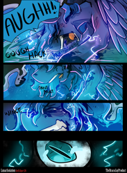 Size: 3000x4091 | Tagged: safe, artist:dracojayproduct, imported from derpibooru, nightmare moon, princess luna, comic:lunar isolation, absurd resolution, comic, transformation