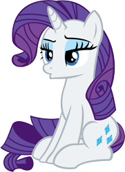 Size: 9496x13150 | Tagged: safe, artist:cyanlightning, imported from derpibooru, rarity, pony, ppov, .svg available, absurd resolution, female, lidded eyes, simple background, sitting, solo, transparent background, vector