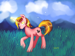 Size: 1600x1200 | Tagged: safe, artist:php23, deleted from derpibooru, imported from derpibooru, oc, oc only, pony, unicorn, glowing horn, magic, solo