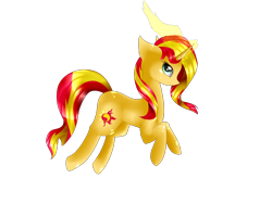 Size: 3000x2250 | Tagged: safe, artist:little-sketches, artist:php146, imported from derpibooru, sunset shimmer, pony, anatomically incorrect, female, glowing horn, magic, simple background, solo, transparent background