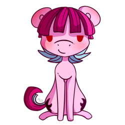 Size: 600x600 | Tagged: safe, artist:cinnamonsparx, imported from derpibooru, oc, oc only, earth pony, pony, female, mare, simple background, sitting, solo, transparent background