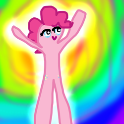 Size: 600x600 | Tagged: safe, artist:tanishi194, imported from derpibooru, pinkie pie, pony, 1000 hours in ms paint, female, ms paint, solo