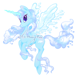 Size: 600x613 | Tagged: safe, artist:chimajra, imported from derpibooru, oc, oc only, oc:cloudgaze, cloud pony, original species, female, mare, simple background, solo, transparent background