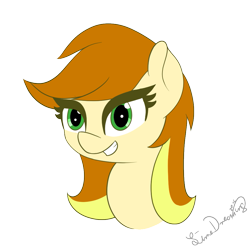 Size: 971x974 | Tagged: safe, artist:limedreaming, imported from derpibooru, oc, oc only, oc:vanilla sun, pony, bust, female, mare, portrait, simple background, solo, transparent background