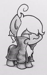 Size: 1535x2433 | Tagged: safe, artist:adetuddymax, imported from derpibooru, oc, oc only, oc:adetuddymax, oc:mayr, pony, colt, male, solo, traditional art