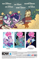 Size: 994x1528 | Tagged: safe, artist:jay fosgitt, artist:nidhichanani, artist:tonyfleecs, idw, imported from derpibooru, fluttershy, owlowiscious, rainbow dash, starlight glimmer, twilight sparkle, alicorn, owl, pegasus, pony, spoiler:comic, spoiler:comicff35, dust, female, mare, official comic, preview, squirm-spore, twilight sparkle (alicorn)