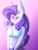 Size: 1536x2048 | Tagged: safe, artist:silviasilvar, imported from derpibooru, rarity, anthro, belly button, belt, blushing, clothes, female, midriff, skirt, solo, sports bra