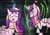 Size: 1188x828 | Tagged: safe, artist:brightsparkdev, imported from derpibooru, princess cadance, queen chrysalis, pony, crying, this day aria