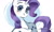 Size: 1023x614 | Tagged: safe, artist:yioyio, imported from derpibooru, rarity, pony, unicorn, bedroom eyes, blushing, female, heart eyes, looking at you, solo, wingding eyes