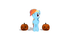 Size: 940x440 | Tagged: safe, artist:elmarcosluckydel96, artist:ultra-shounen-kai-z, imported from derpibooru, rainbow dash, 3d, female, jack-o-lantern, mmd, solo
