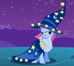 Size: 700x625 | Tagged: safe, artist:blueshift, imported from derpibooru, star swirl, star swirl the bearded, earth pony, pony, clothes, cosplay, costume, female, mare, namesake, pun, solo, star swirl the bearded costume, visual pun