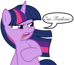 Size: 1159x1022 | Tagged: safe, imported from derpibooru, twilight sparkle, ew gay, eww, female, meme, mouthpiece, op is a duck, op is trying to start shit, opinion, reaction, solo, text