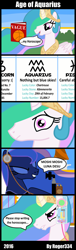 Size: 944x3102 | Tagged: safe, artist:roger334, imported from derpibooru, princess celestia, princess luna, astrology, comic, parody, zodiac