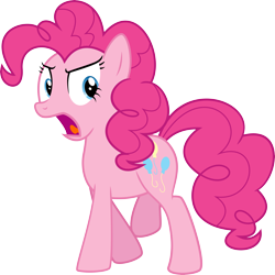 Size: 6989x6989 | Tagged: safe, artist:1apeepa, imported from derpibooru, pinkie pie, .ai available, absurd resolution, angry, female, simple background, solo, transparent background, vector