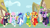 Size: 2528x1421 | Tagged: safe, artist:majkashinoda626, imported from derpibooru, lemon hearts, minuette, moondancer, spike, sunset shimmer, twilight sparkle, twinkleshine, alicorn, pony, ^^, canterlot five, canterlot six, clothes, counterparts, cute, eyes closed, female, group, magical quintet, magical trio, mare, ponyville, sweater, twilight sparkle (alicorn), twilight's counterparts, walking