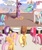 Size: 780x926 | Tagged: safe, artist:php58, artist:ponykillerx, deleted from derpibooru, edit, imported from derpibooru, applejack, fluttershy, pinkie pie, princess celestia, rainbow dash, rarity, trixie, twilight sparkle, pony, unicorn, abuse, blasphemy, burning at the stake, crying, execution, female, giordano bruno, grimderp, heliocentric theory, heresy, implied twixie, mare, pinkamena diane pie, plot, russian, stake, sweat, twilybuse, tyrant celestia, witch