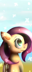 Size: 400x900 | Tagged: safe, artist:mariogamesandenemies, imported from derpibooru, fluttershy, pegasus, pony, female, mare, solo