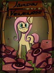 Size: 530x720 | Tagged: safe, artist:mariogamesandenemies, imported from derpibooru, fluttershy, comic cover, female, solo