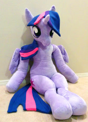 Size: 570x797 | Tagged: safe, artist:bigsexyplush, imported from derpibooru, twilight sparkle, anthro, anthro plushie, irl, photo, plushie, sexy, sitting, twilight sparkle (alicorn)