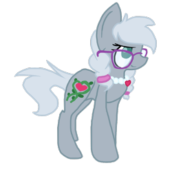 Size: 1200x1200 | Tagged: safe, artist:spottedpool90, imported from derpibooru, oc, oc only, oc:ivy, offspring, parent:silver spoon, parent:snips, parents:silversnips, simple background, transparent background