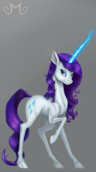 Size: 1077x1920 | Tagged: safe, artist:redjacknine, imported from derpibooru, rarity, female, magic, solo