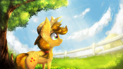 Size: 4000x2250 | Tagged: safe, artist:blackligerth, imported from derpibooru, applejack, earth pony, pony, female, mare, solo