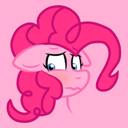 Size: 650x650 | Tagged: safe, artist:hyperwave9000, artist:skullman777, imported from derpibooru, pinkie pie, female, floppy ears, portrait, sad, solo