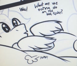Size: 1247x1070 | Tagged: safe, artist:braeburned, deleted from derpibooru, imported from derpibooru, shining armor, bed, implied gay, implied spike, pomf, unshorn fetlocks, what are we gonna do on the bed?