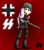 Size: 4030x4550 | Tagged: safe, artist:facelesssoles, imported from derpibooru, fluttershy, equestria girls, absurd resolution, clothes, female, grenade, gun, helmet, mg-42, nazi, solo, uniform, weapon