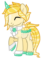 Size: 800x1070 | Tagged: safe, artist:cherri-crimzon, imported from derpibooru, oc, oc only, oc:champagne, original species, pond pony, pony, unicorn, deviantart watermark, eyes closed, male, obtrusive watermark, simple background, solo, transparent background, watermark