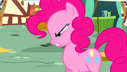 Size: 1366x768 | Tagged: safe, imported from derpibooru, screencap, pinkie pie, griffon the brush off, female, solo