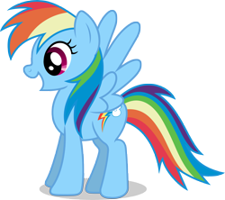 Size: 8325x7400 | Tagged: safe, artist:luckreza8, imported from derpibooru, rainbow dash, absurd resolution, female, happy, simple background, solo, transparent background, vector