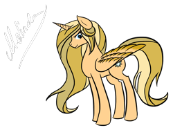 Size: 2250x1688 | Tagged: safe, artist:sugarlove1999, imported from derpibooru, oc, oc only, oc:melinda, alicorn, pony, alicorn oc, redraw, solo