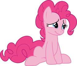 Size: 8000x6924 | Tagged: safe, artist:rasterize, artist:speedox12, imported from derpibooru, pinkie pie, hearthbreakers, absurd resolution, cute, diapinkes, female, simple background, sitting, solo, transparent background, vector