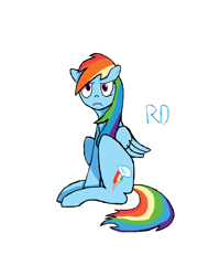 Size: 1916x2396 | Tagged: safe, artist:shawncuddle, imported from derpibooru, rainbow dash, angry, female, looking at you, solo