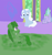 Size: 768x824 | Tagged: safe, artist:php162, imported from derpibooru, trixie, twilight sparkle, twilight sparkle (alicorn), alicorn, pony, slime