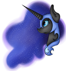 Size: 2000x2142 | Tagged: safe, artist:sisterofblood, imported from derpibooru, nightmare moon, female, portrait, simple background, solo, transparent background