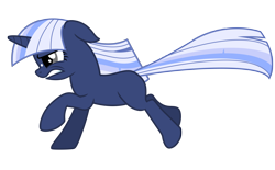 Size: 7500x4641 | Tagged: safe, artist:estories, imported from derpibooru, oc, oc only, oc:silverlay, original species, absurd resolution, blank flank, running, simple background, solo, transparent background, umbra pony, vector