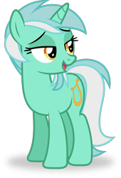 Size: 4765x6992 | Tagged: safe, artist:8-notes, imported from derpibooru, lyra heartstrings, slice of life (episode), .svg available, absurd resolution, background pony, bedroom eyes, female, open mouth, ponyscape, simple background, solo, transparent background, vector