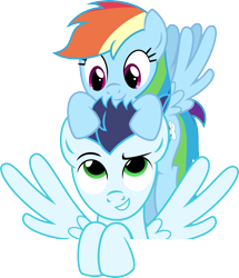 Size: 1855x2158 | Tagged: safe, artist:shabrina025, imported from derpibooru, rainbow dash, soarin', pony, female, male, shipping, simple background, soarindash, straight, transparent background, vector