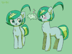 Size: 1280x960 | Tagged: safe, artist:kkuyo, imported from derpibooru, oc, oc only, pony, unicorn, blushing, solo