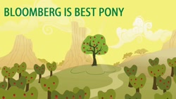 Size: 1280x720 | Tagged: safe, imported from derpibooru, screencap, bloomberg, over a barrel, apple orchard, apple tree, best pony, no pony, orchard, scenery, tree