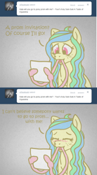 Size: 700x1264 | Tagged: safe, artist:aisu-isme, imported from derpibooru, squid, ask the creepy ponies, blushing, pony prom, tentacles