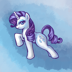 Size: 500x500 | Tagged: safe, artist:vogelspinne, imported from derpibooru, rarity, female, solo