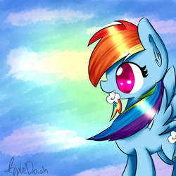 Size: 1024x1024 | Tagged: safe, artist:dashiepl, imported from derpibooru, rainbow dash, female, solo