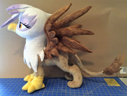 Size: 1024x768 | Tagged: safe, artist:plushpuppy, artist:plushypuppy, imported from derpibooru, gilda, griffon, irl, photo, plushie, solo